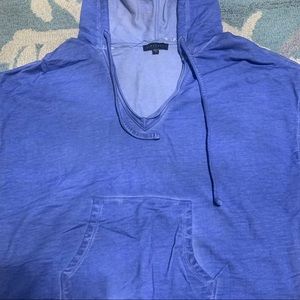 Blue Cropped Hoodie
